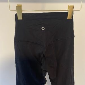 LULULEMON ALIGN CROP LEGGING IN BLACK SIZE 2